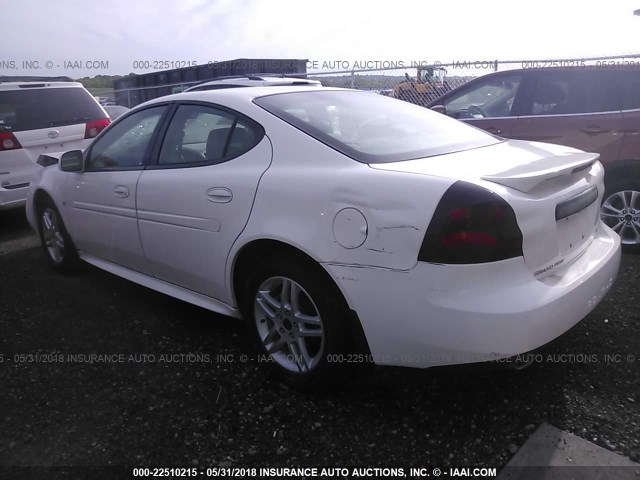 2G2WR554261244825 - 2006 PONTIAC GRAND PRIX GT WHITE photo 3