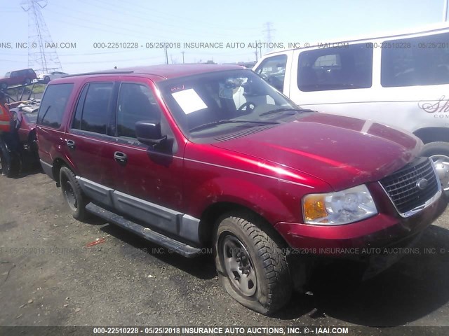 1FMRU13W34LB51951 - 2004 FORD EXPEDITION XLS RED photo 1