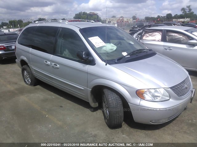 2C8GP64L12R617190 - 2002 CHRYSLER TOWN & COUNTRY LIMITED SILVER photo 1