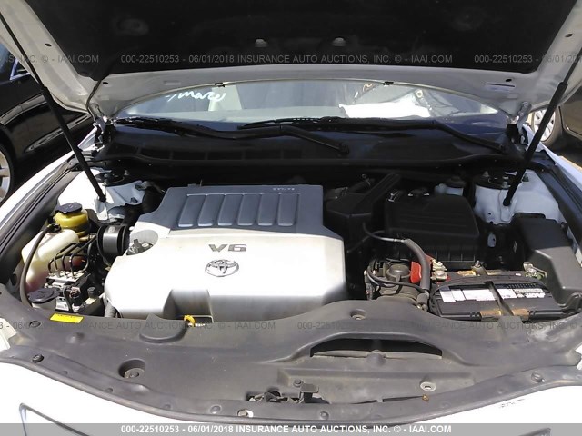 4T1BK46K37U544820 - 2007 TOYOTA CAMRY NEW GENERAT LE/XLE/SE WHITE photo 10