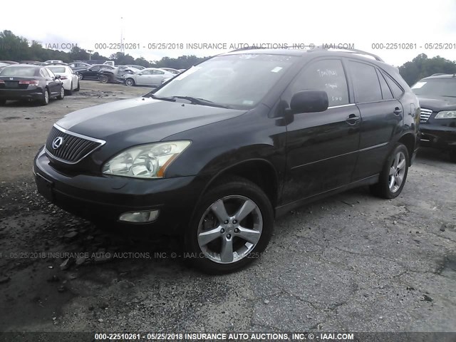 JTJHA31U940035996 - 2004 LEXUS RX 330 BLACK photo 2