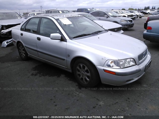 YV1VS29572F826719 - 2002 VOLVO S40 1.9T SILVER photo 1