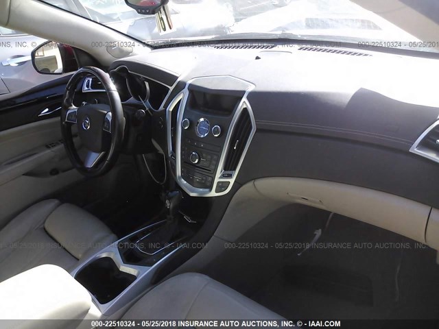 3GYFNDEY9AS627267 - 2010 CADILLAC SRX LUXURY COLLECTION RED photo 5