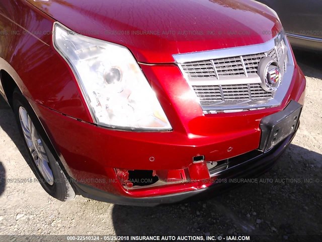 3GYFNDEY9AS627267 - 2010 CADILLAC SRX LUXURY COLLECTION RED photo 6