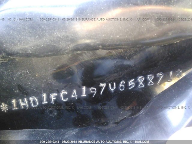 1HD1FC4197Y658871 - 2007 HARLEY-DAVIDSON FLHTCUI BLACK photo 10