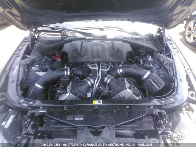 WBSLX9C56DD159911 - 2013 BMW M6 GRAY photo 10