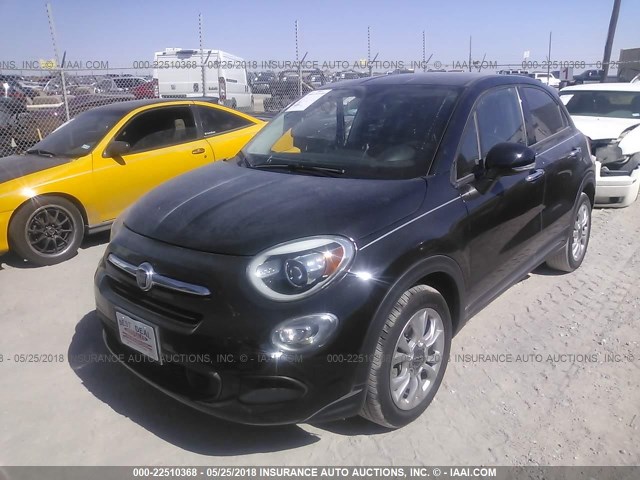 ZFBCFXBT4GP398748 - 2016 FIAT 500X EASY BLACK photo 2