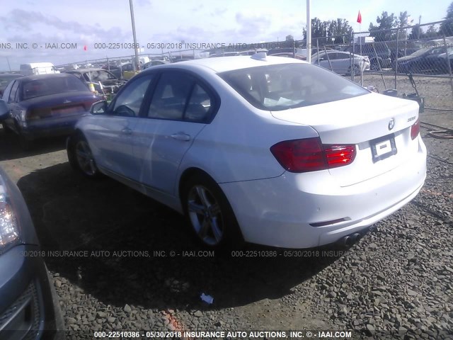 WBA3B5G50DNS04423 - 2013 BMW 328 XI SULEV WHITE photo 3