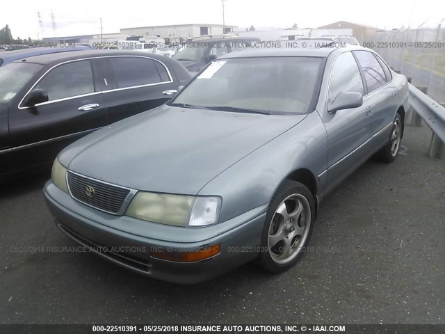 4T1BF12BXTU120795 - 1996 TOYOTA AVALON XL/XLS BLUE photo 2