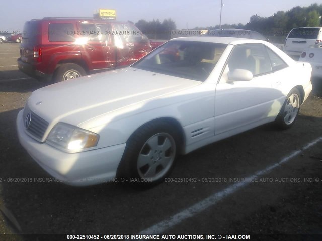 WDBFA68F8YF193895 - 2000 MERCEDES-BENZ SL 500 WHITE photo 6