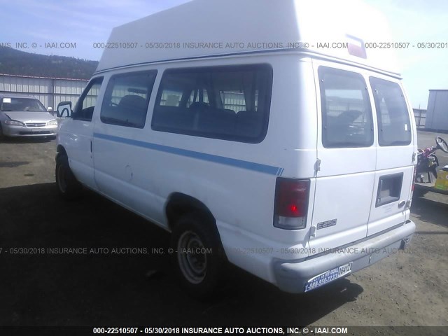 1FTNE24L8YHA20274 - 2000 FORD ECONOLINE E250 VAN WHITE photo 3