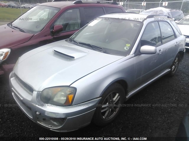 JF1GG29645H803471 - 2005 SUBARU IMPREZA WRX/VDT SILVER photo 2