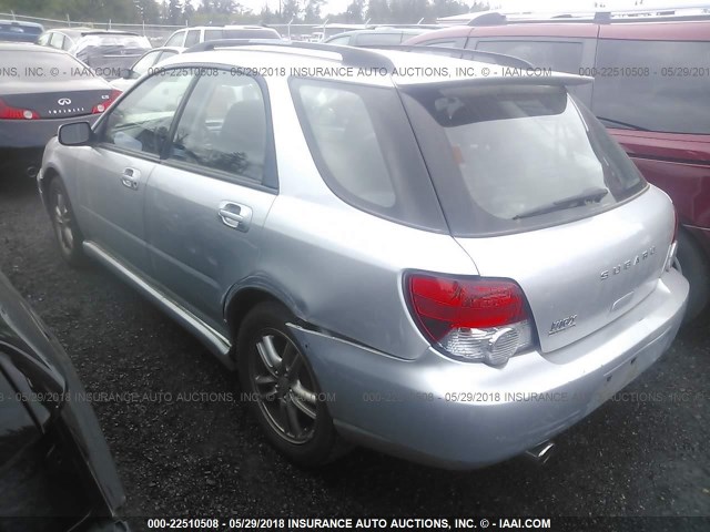 JF1GG29645H803471 - 2005 SUBARU IMPREZA WRX/VDT SILVER photo 3