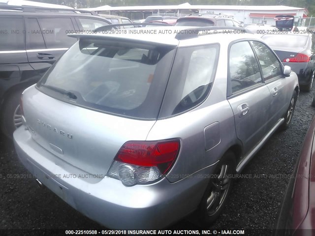 JF1GG29645H803471 - 2005 SUBARU IMPREZA WRX/VDT SILVER photo 4