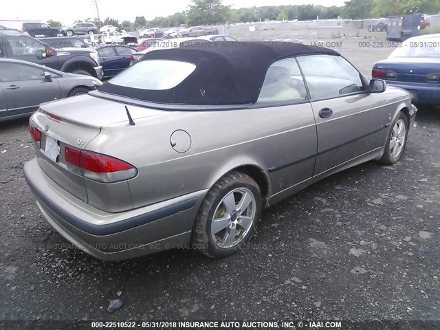 YS3DF78K937003062 - 2003 SAAB 9-3 SE GOLD photo 4