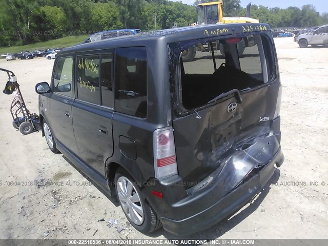 JTLKT324650212396 - 2005 TOYOTA SCION XB ნაცრისფერი ფოტო 3