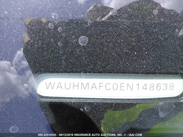 WAUHMAFC0EN148638 - 2014 AUDI A6 PRESTIGE თეთრი ფოტო 9