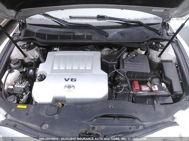 JTNBK46K273014277 - 2007 TOYOTA CAMRY NEW GENERAT LE/XLE/SE SILVER photo 10