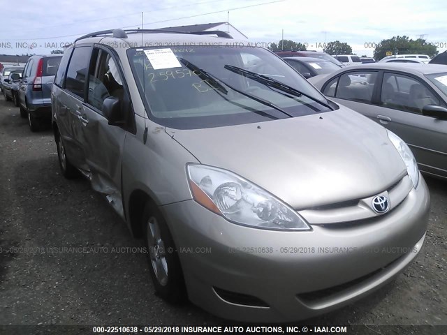 5TDZK23C09S259570 - 2009 TOYOTA SIENNA CE/LE TAN photo 1