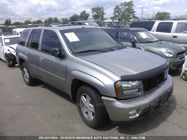 1GNDT13S022405625 - 2002 CHEVROLET TRAILBLAZER  TAN photo 1