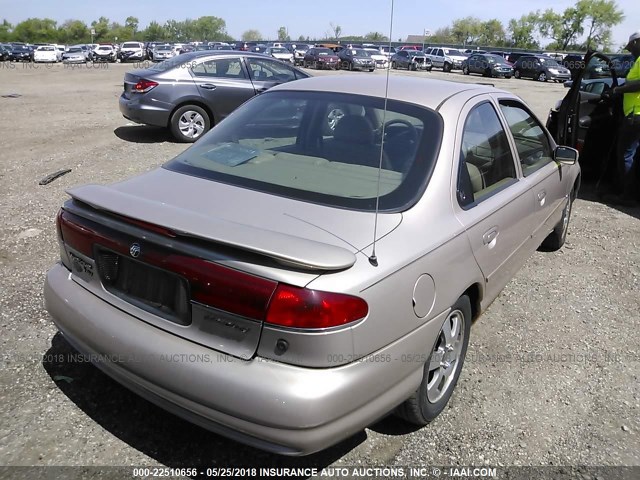 1MEFM66L2WK665366 - 1998 MERCURY MYSTIQUE LS/SPREE TAN photo 4