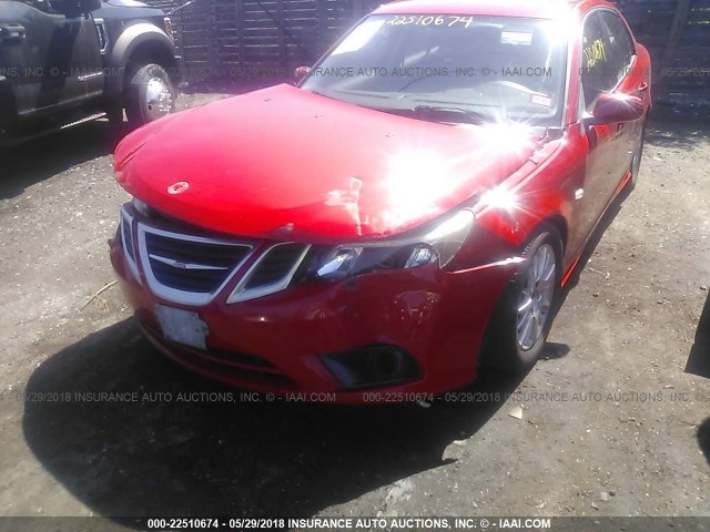 YS3FB46Y381005961 - 2008 SAAB 9-3 2.0T RED photo 6