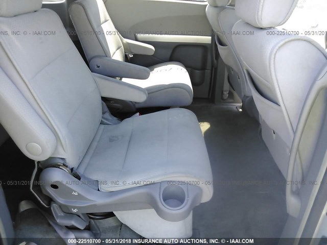 5N1BV28U38N118681 - 2008 NISSAN QUEST S/SE/SL SILVER photo 8