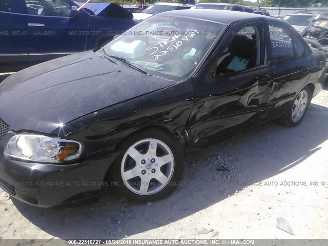 3N1CB51D36L602654 - 2006 NISSAN SENTRA 1.8/1.8S BLACK photo 6