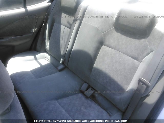 3N1CB51DX3L782145 - 2003 NISSAN SENTRA XE/GXE SILVER photo 8