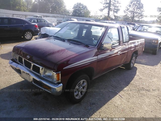 1N6SD16S0TC342382 - 1996 NISSAN TRUCK KING CAB SE/KING CAB XE RED photo 2