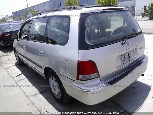 JHMRA3863WC003446 - 1998 HONDA ODYSSEY LX/EX SILVER photo 3