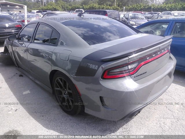 2C3CDXCT0JH233894 - 2018 DODGE CHARGER R/T GRAY photo 3