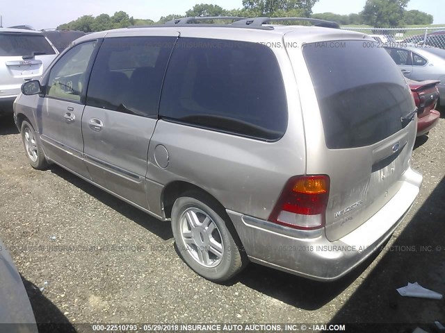 2FMZA524X3BA39193 - 2003 FORD WINDSTAR SE TAN photo 3