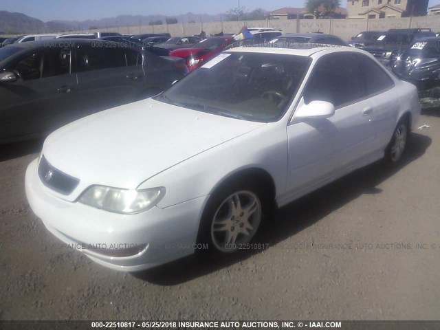 19UYA325XWL009324 - 1998 ACURA 2.3CL WHITE photo 2