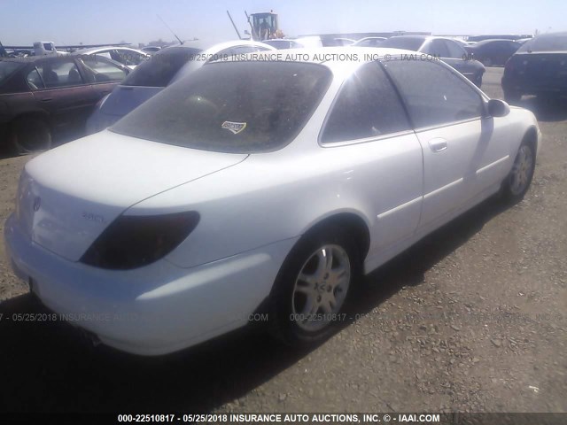 19UYA325XWL009324 - 1998 ACURA 2.3CL WHITE photo 4