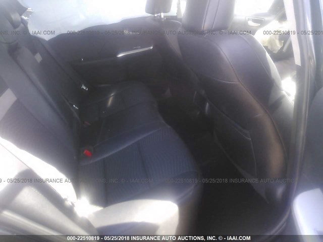 4T1BF1FK5CU159742 - 2012 TOYOTA CAMRY SE/LE/XLE BLACK photo 8