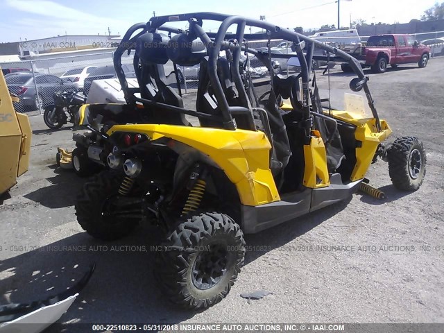 3JBPMCP10EJ000432 - 2014 CAN-AM MAVERICK MAX 1000 R YELLOW photo 4