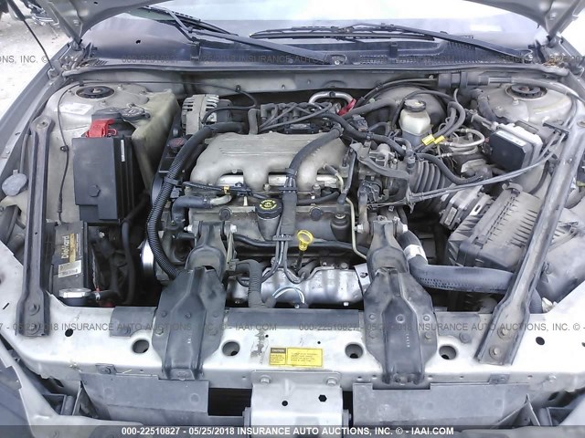 1G2WJ52M2XF345370 - 1999 PONTIAC GRAND PRIX SE 银色 照片 10