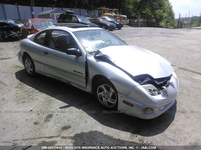 1G2JB1243Y7338682 - 2000 PONTIAC SUNFIRE SE SILVER photo 1