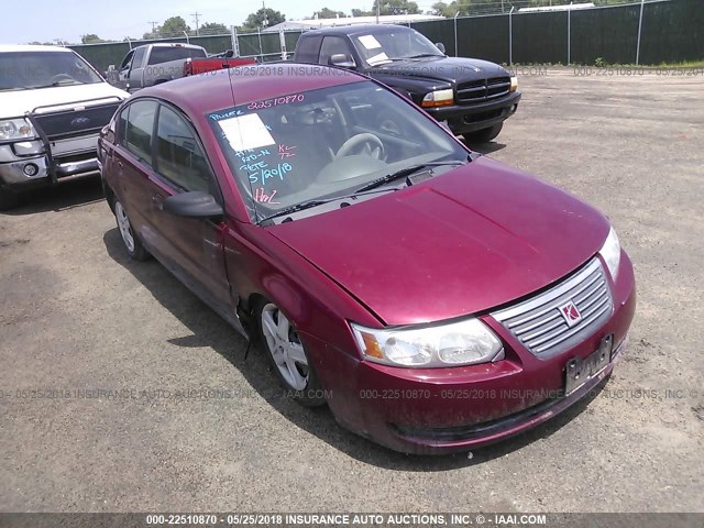 1G8AJ55F37Z117938 - 2007 SATURN ION LEVEL 2 MAROON photo 1