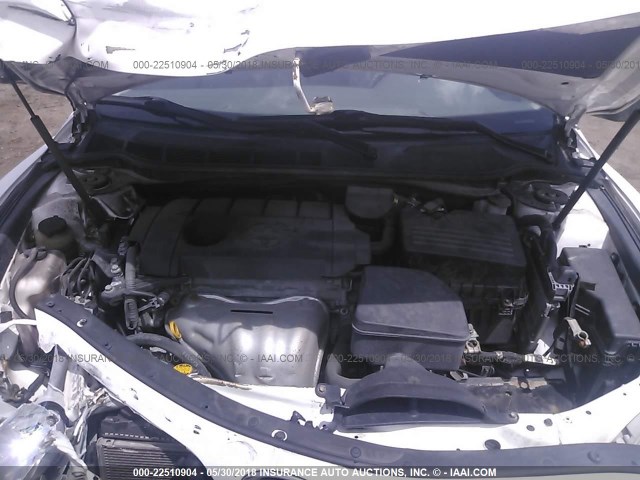4T1BF3EK5BU647049 - 2011 TOYOTA CAMRY SE/LE/XLE WHITE photo 10