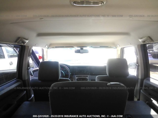 1J8HG48NX6C247029 - 2006 JEEP COMMANDER BLUE photo 8