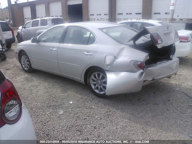 JTHBF30G530145690 - 2003 LEXUS ES 300 Champagne photo 3