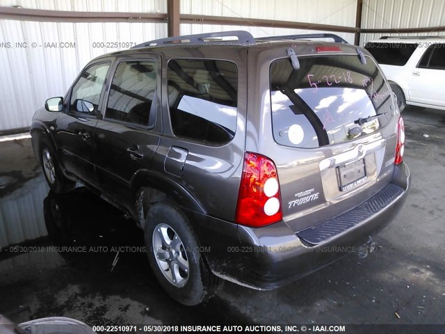 4F2CZ96126KM23702 - 2006 MAZDA TRIBUTE S BROWN photo 3