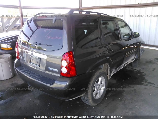 4F2CZ96126KM23702 - 2006 MAZDA TRIBUTE S BROWN photo 4