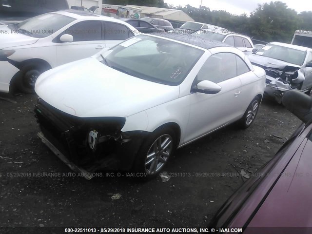 WVWFA71FX9V017634 - 2009 VOLKSWAGEN EOS LUX Biały zdjęcie 2