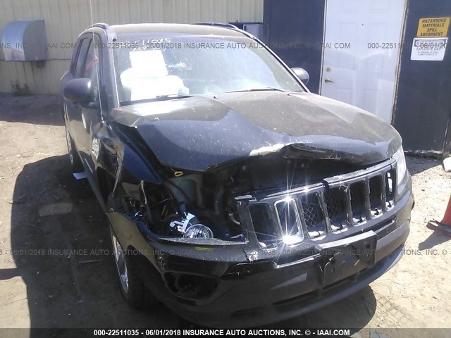 1C4NJDCBXCD625381 - 2012 JEEP COMPASS LIMITED BLACK photo 6