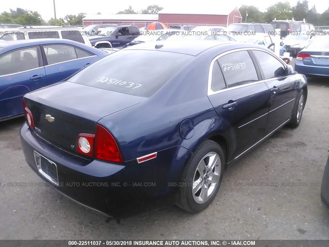 1G1ZH57BX94202637 - 2009 CHEVROLET MALIBU 1LT 蓝色 照片 4