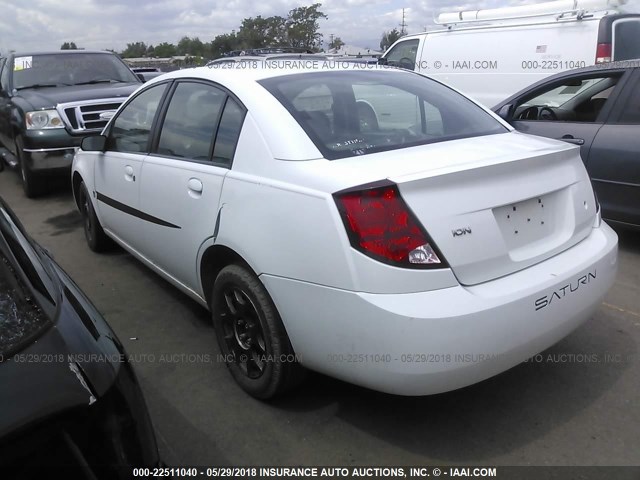 1G8AJ54F45Z165334 - 2005 SATURN ION LEVEL 2 WHITE photo 3