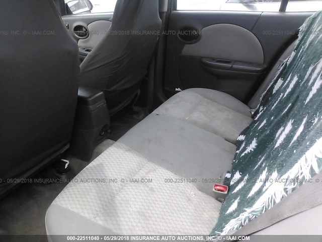 1G8AJ54F45Z165334 - 2005 SATURN ION LEVEL 2 WHITE photo 8